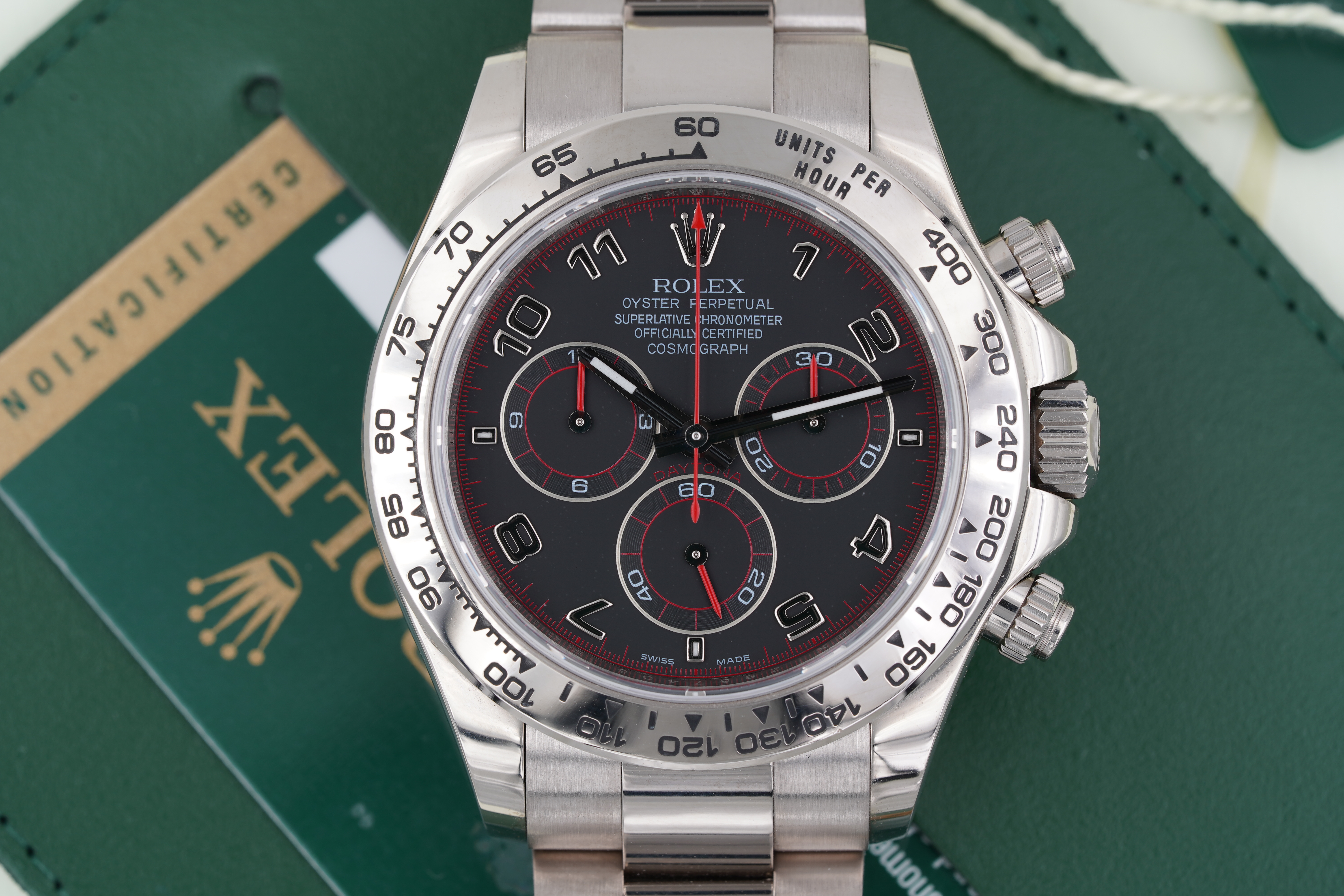 Rolex Daytona 116509 Racing Black Dial Box & Paper | Perusia Watches