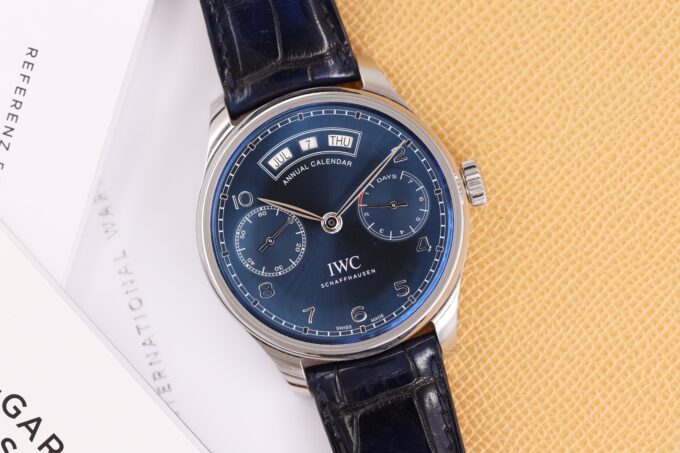 IWC Portuguese Annual Calendar Certified Portugieser IW503502 Full Set Excellent Condition