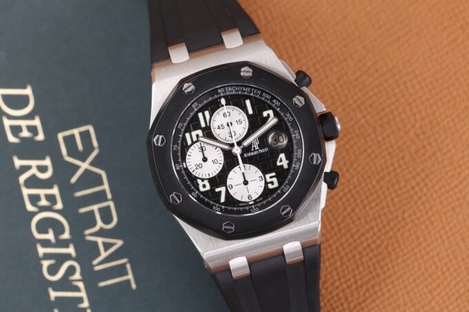 Audemars Piguet Royal Oak Offshore Chronograph 25940SK - Box & AP Extract