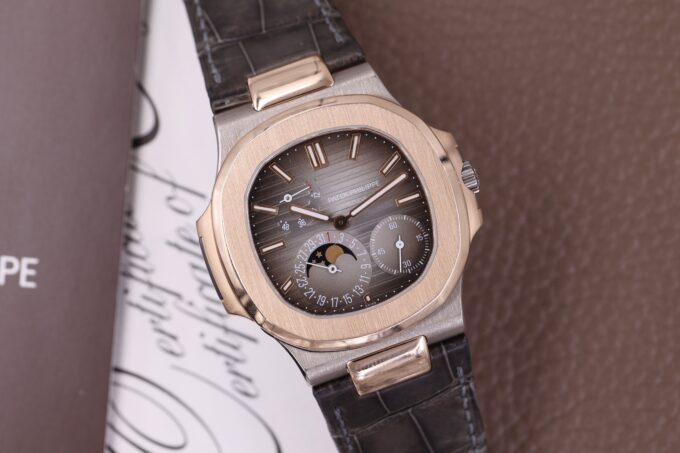 Patek Philippe Nautilus 5712GR-001 Box & Paper Rose Gold & White Gold