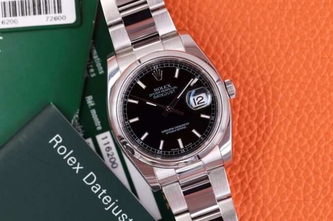 Rolex Datejust 116200 Black Dial Full Set excellent condition