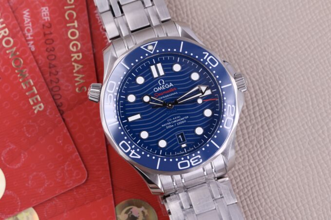 Omega Seamaster Diver 300 M Blue Dial 210.30.42.20.03.001 NEW 2024