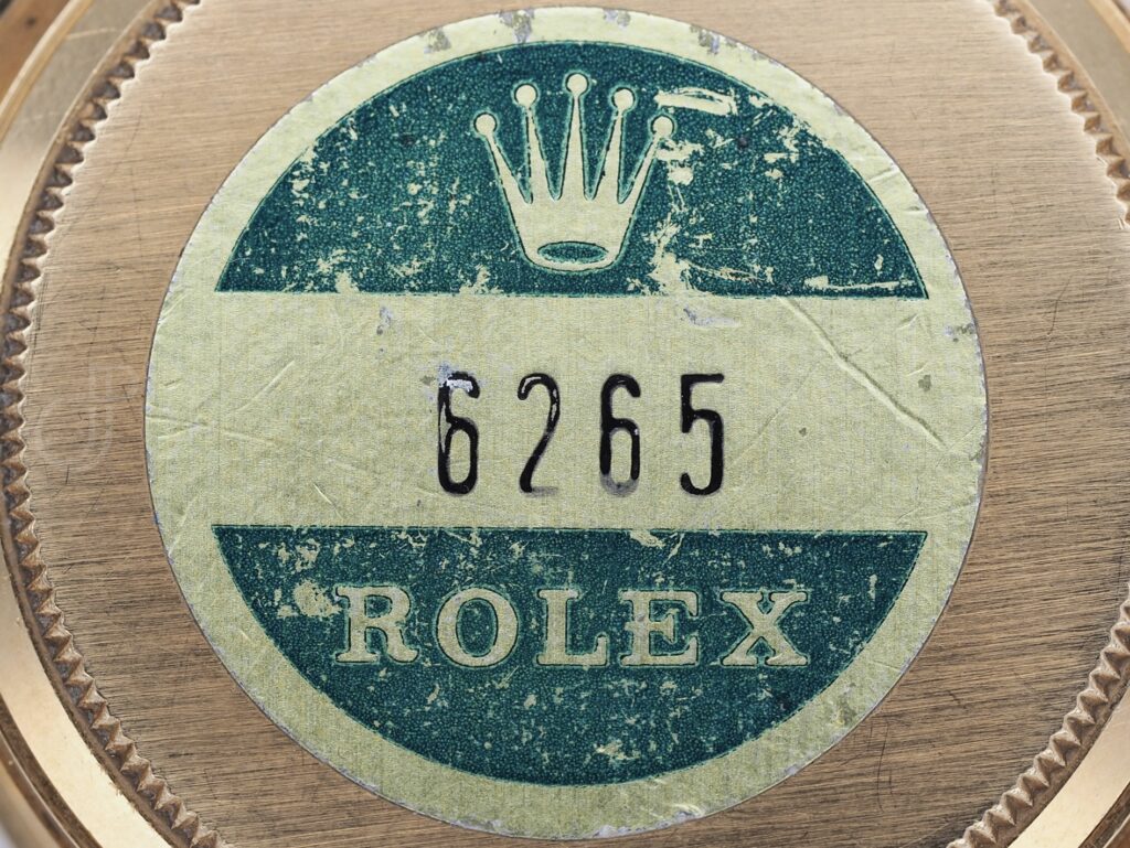 Rolex Daytona 6265 Sticker