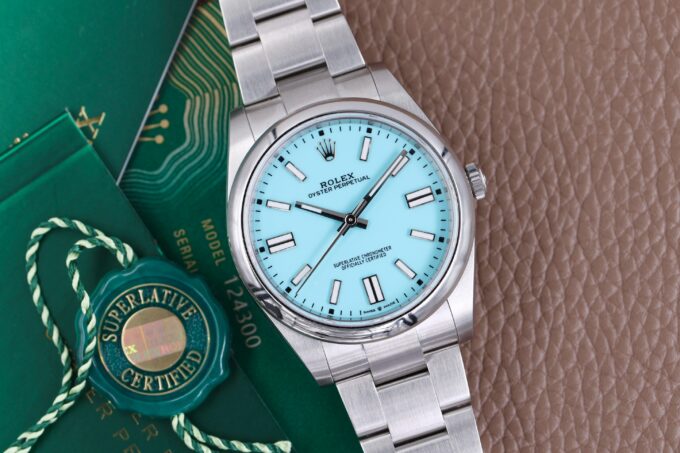 Rolex Oyster Perpetual Tiffany Dial 124300 NEW 2022