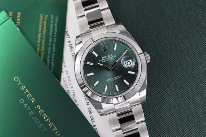 Rolex Datejust 126300 Mint Green Dial NEW 2024