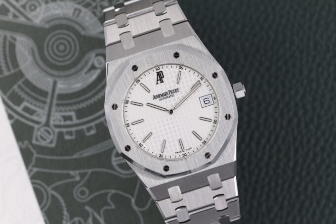 Audemars Piguet Royal Oak Jumbo 15202ST Box & Paper Excellent Condition 2007