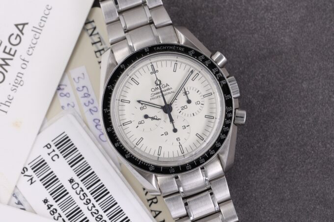 Omega Speedmaster Professional Moonwatch Albino 3593.20.00 Italy Full Set Excellent Condition 1997