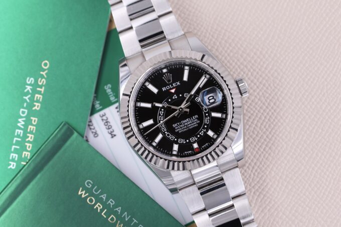 Rolex Sky-Dweller 326934 Black Dial Excellent Condition 2018