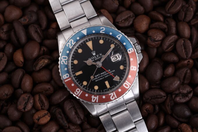 Rolex GMT-Master 1675 MK1 Long E Unpolished Pepsi Faded Bezel Fat Font 1969