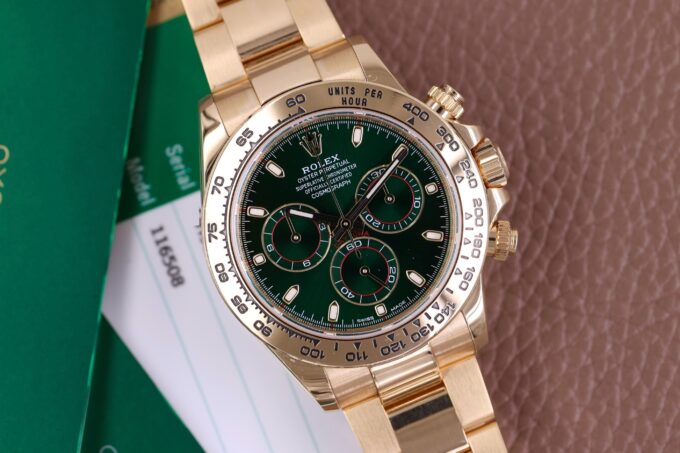 Rolex Daytona 116508 Green Dial Full Set 2019